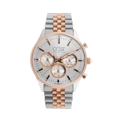 ساعت ست کرست کوارتز مدل Crest 9032G-6 - Crest 9032L-6
