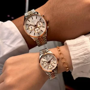 ساعت ست کرست کوارتز مدل Crest 9032G-6 - Crest 9032L-6