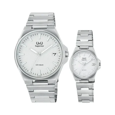 ساعت ست Q&Q کوارتز مدل S21A-001VY - S22A-001VY