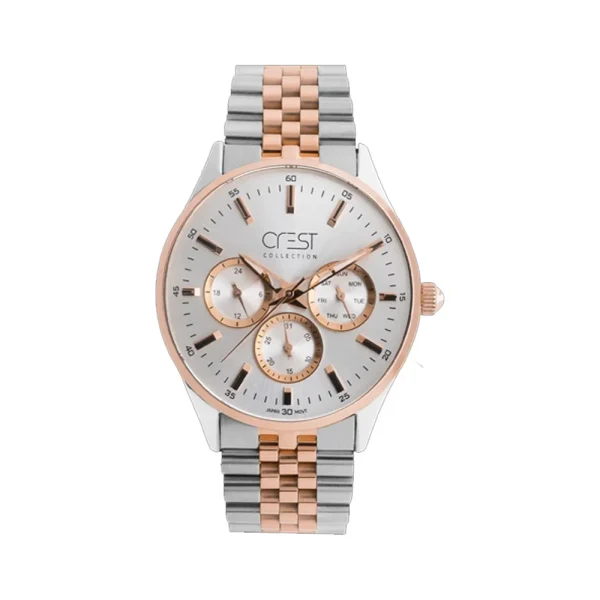 ساعت ست کرست کوارتز مدل Crest 9032G-6 - Crest 9032L-6
