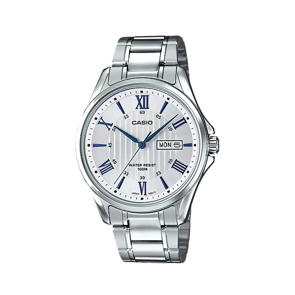 ساعت مردانه کاسیو کوارتز مدل MTP-1384D-7A2VDF
