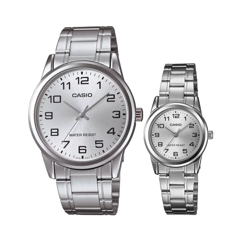 ساعت ست کاسیو کوارتز مدل 	MTP-V001D-7BUDF - LTP-V001D-7BUDF