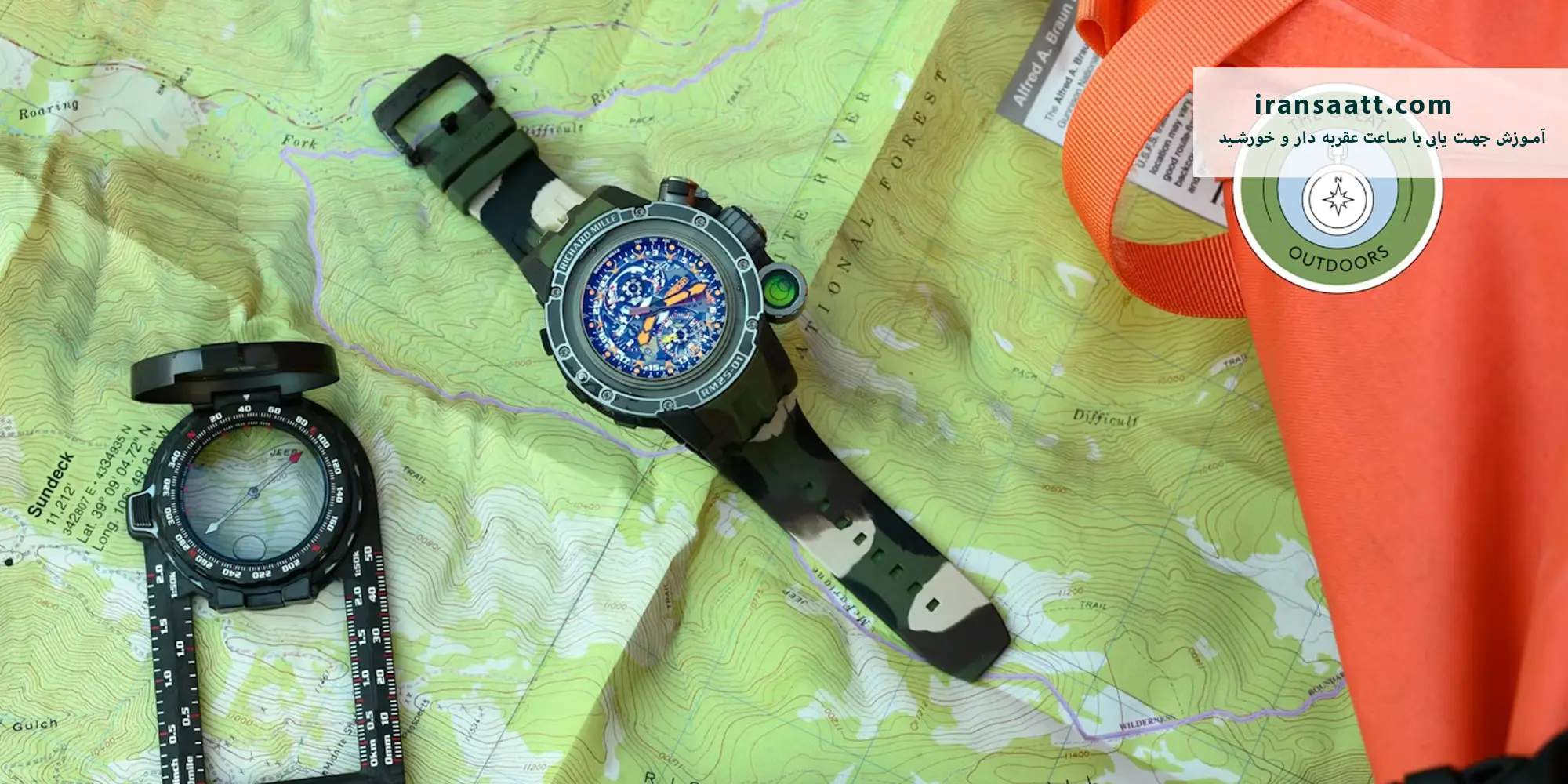 جهت یابی با ساعت عقربه دار