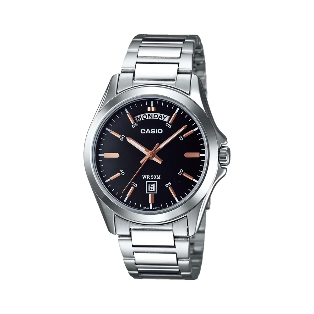 ساعت مردانه کاسیو کوارتز مدل MTP-1370D-1A2V