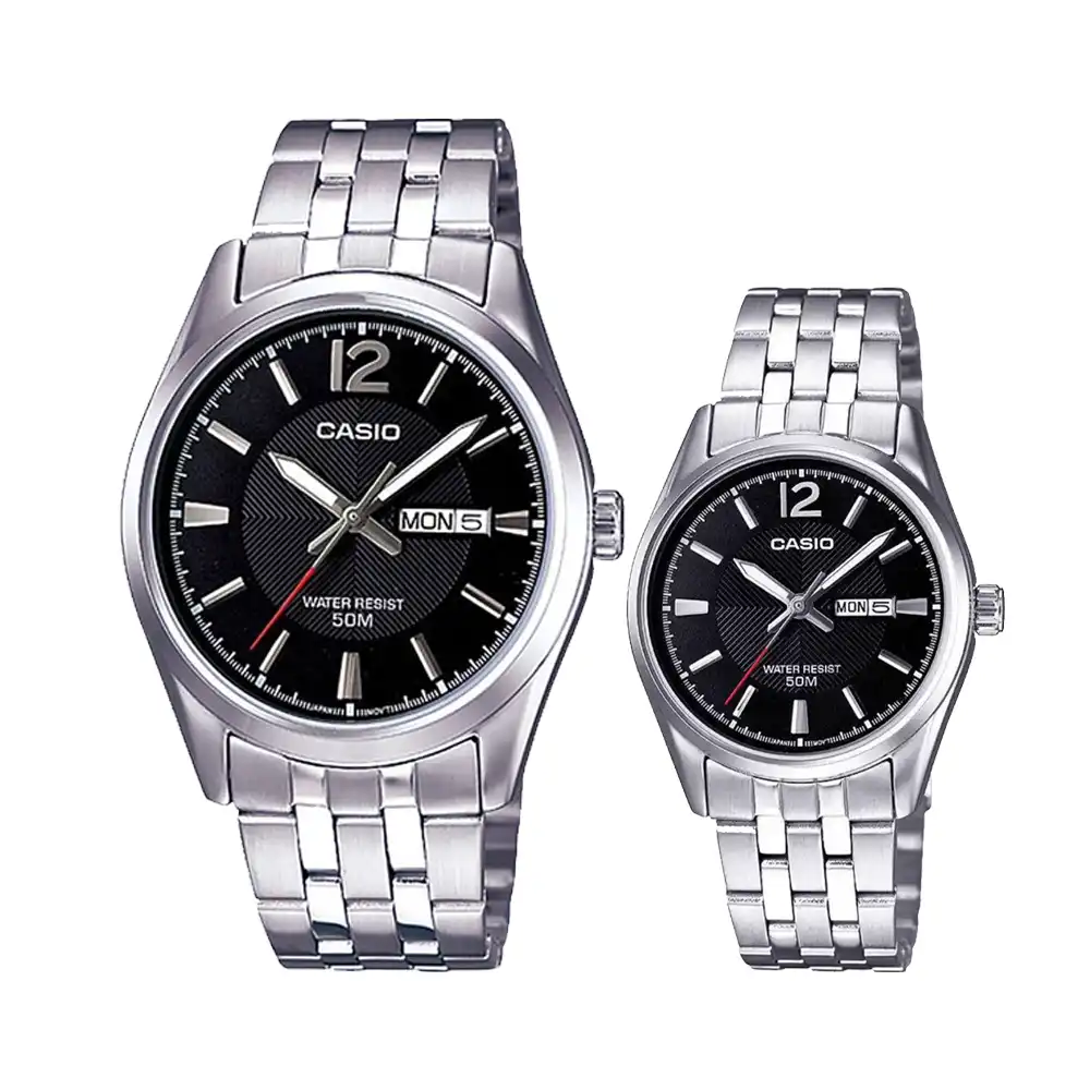 ساعت ست کاسیو کوارتز مدل MTP-1335D-1AV - MTP-1335D-1AV