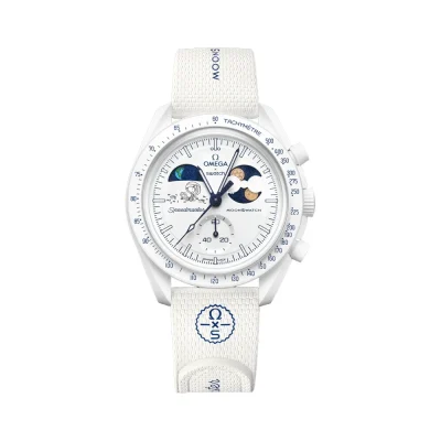 ساعت امگا سواچ اسنوپی MISSION TO EARTHPHASE - MOONSHINE GOLD