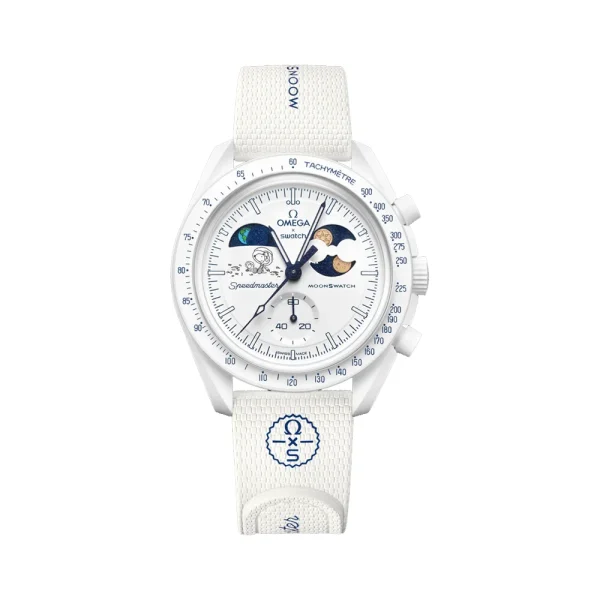 ساعت امگا سواچ اسنوپی MISSION TO EARTHPHASE - MOONSHINE GOLD