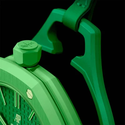 ساعت جیبی اودمار پیگه سواچ مدل GREEN EIGHT
