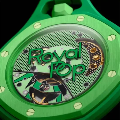 ساعت جیبی اودمار پیگه سواچ مدل GREEN EIGHT