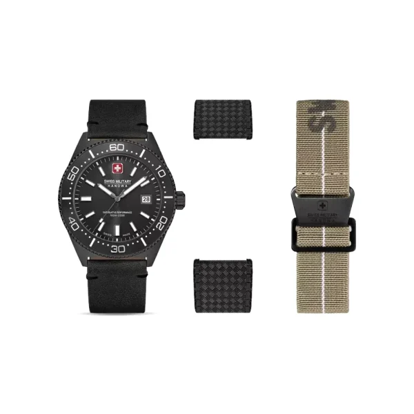 ساعت مردانه سوئیس میلیتاری کوارتز مدل SMWGB0004940-SET