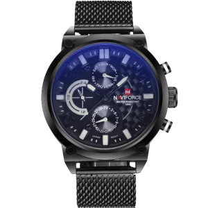 ساعت مچی عقربه ای مردانه نیوی فورس مدل NF9068M-BBW