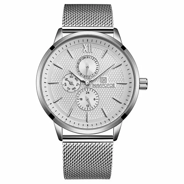 ساعت مچی مردانه نیوی فورس کد NF3003M- S-W