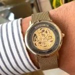 ساعت مچی مردانه حصیری اتوماتیک ویتوریا مدل VT.3246