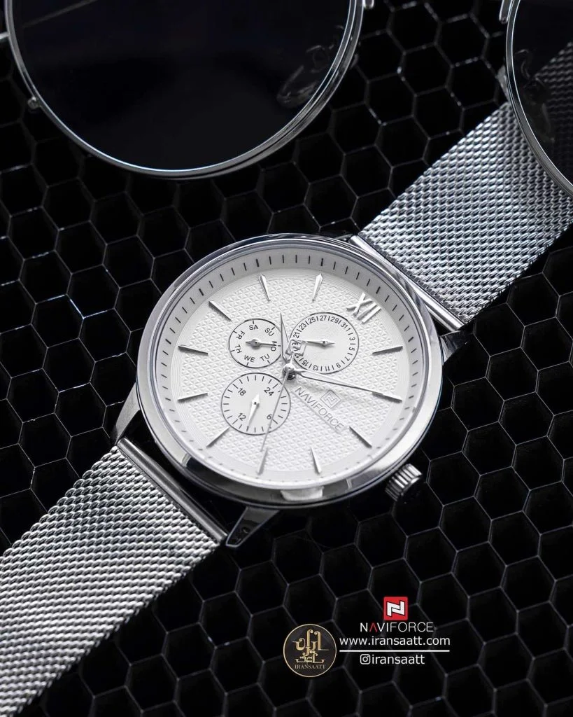 ساعت مچی مردانه نیوی فورس کد NF3003M- S-W