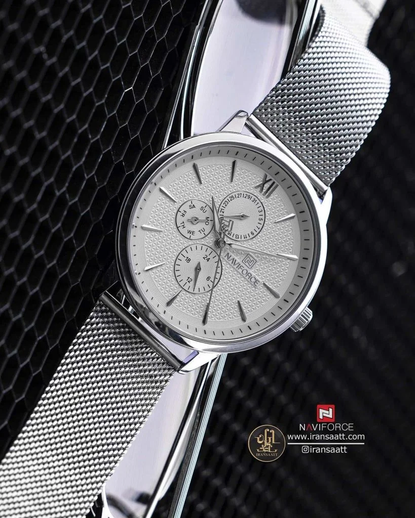 ساعت مچی مردانه نیوی فورس کد NF3003M- S-W