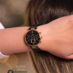 ساعت مچی عقربه ای زنانه حصیری الکسا مدل ALEXA 0029B