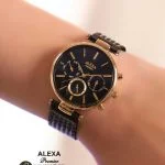 ساعت مچی عقربه ای زنانه حصیری الکسا مدل ALEXA 0029B