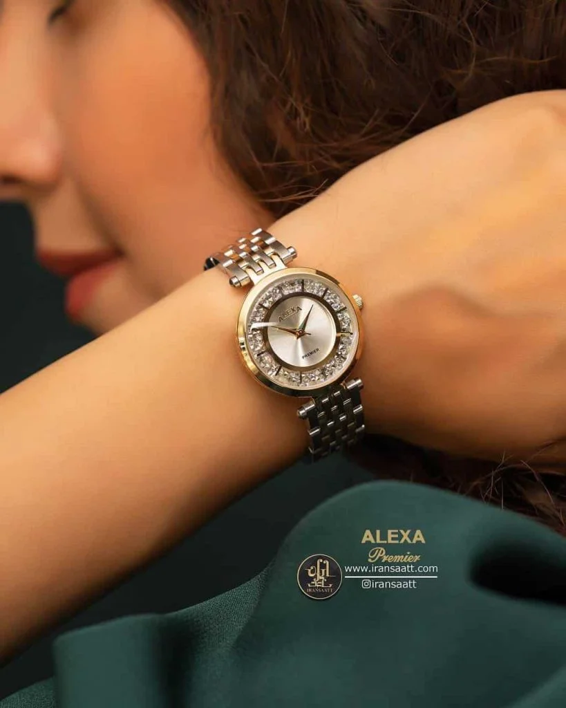 ساعت مچی عقربه ای زنانه استیل الکسا مدل A0032