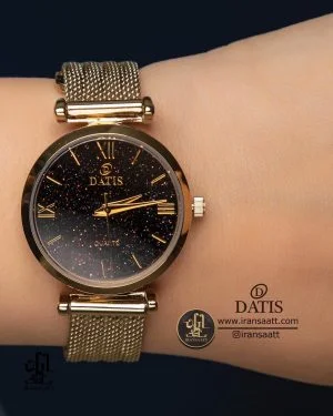 ساعت مچی عقربه ای زنانه داتیس مدل کهکشانی