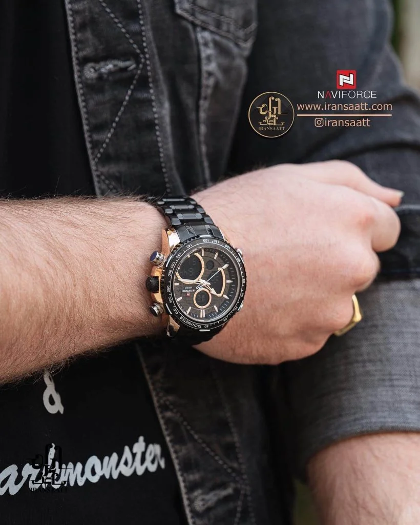 ساعت مچی عقربه ای مردانه نیوی فورس مدل NF9182M.B.R