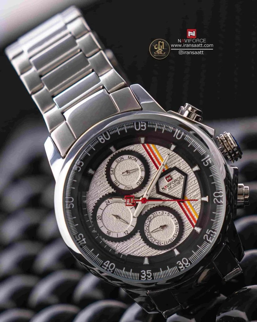 ساعت مچی عقربه ای مردانه استیل نیوی فورس مدل NF9184M