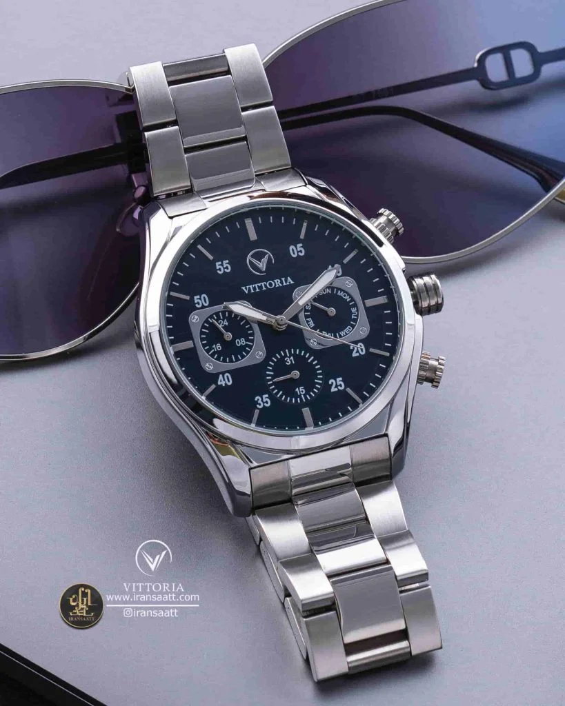 ساعت مچی مردانه استیل ویتوریا مدل VT.3184