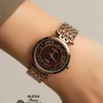 ساعت مچی عقربه ای زنانه استیل الکسا مدل A0032K