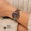 ساعت مچی عقربه ای زنانه حصیری الکسا مدل A0048C