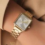 ساعت مچی عقربه ای زنانه استیل الکسا مدل A0043G