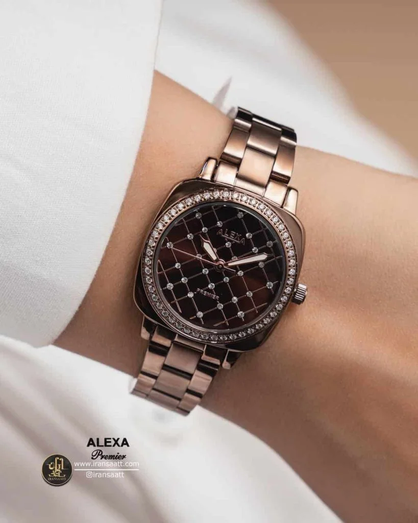 ساعت مچی عقربه ای زنانه استیل الکسا مدل A0035-C