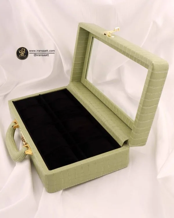 باکس12خانه چرمی سوپر لوکس BOX-12DL