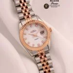 ساعت مچی عقربه ای زنانه استیل الکسا مدل A0051G